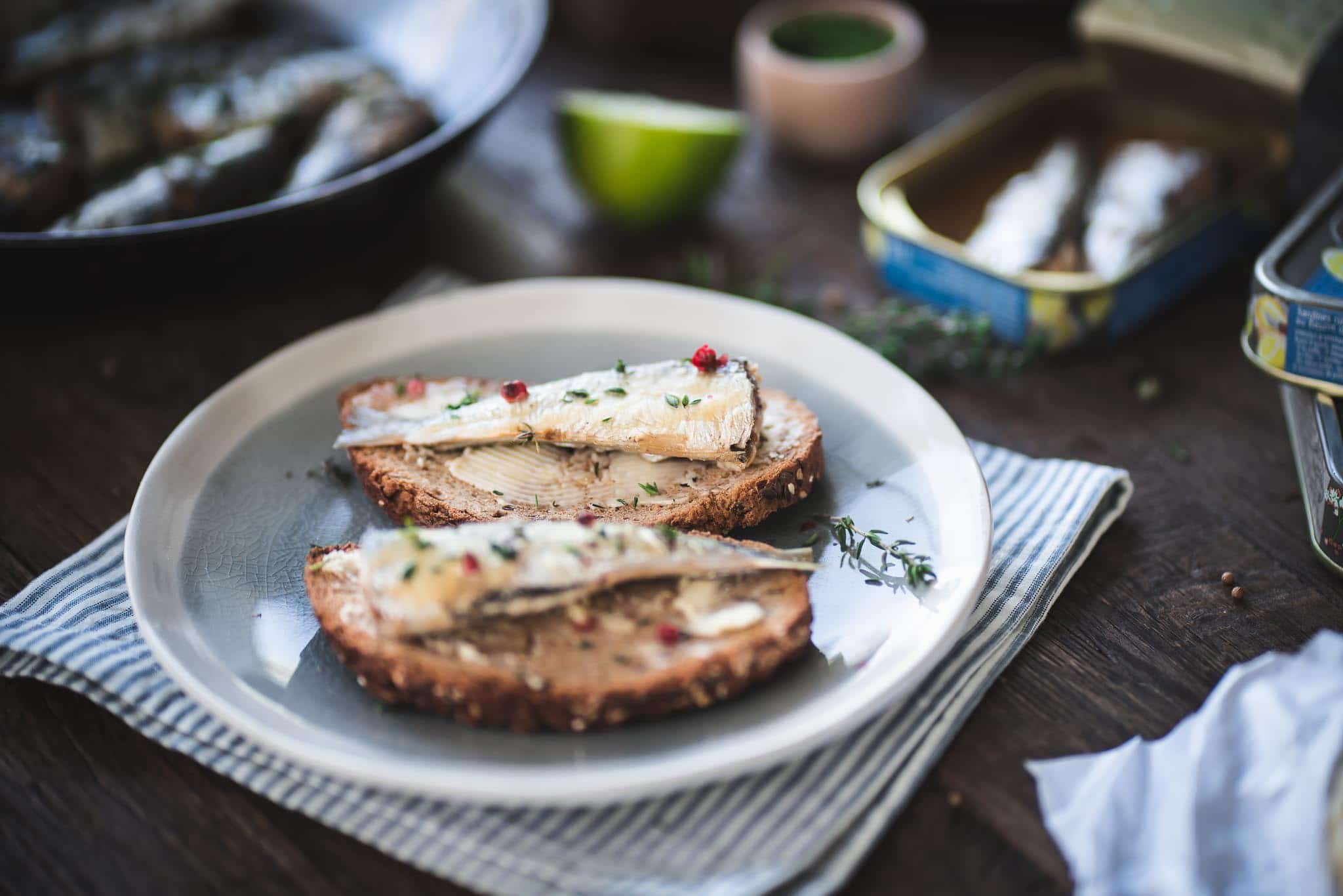 shooting sardines beurre de baratte à déguster chaud la belle iloise studio culinaire nozimages